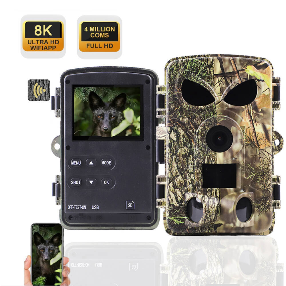 8K 60MP WIFI狩猎相机 电商热销款 摄像红外相机高清像素 PR8000