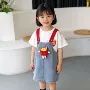 短袖水洗新款夏季背带裙