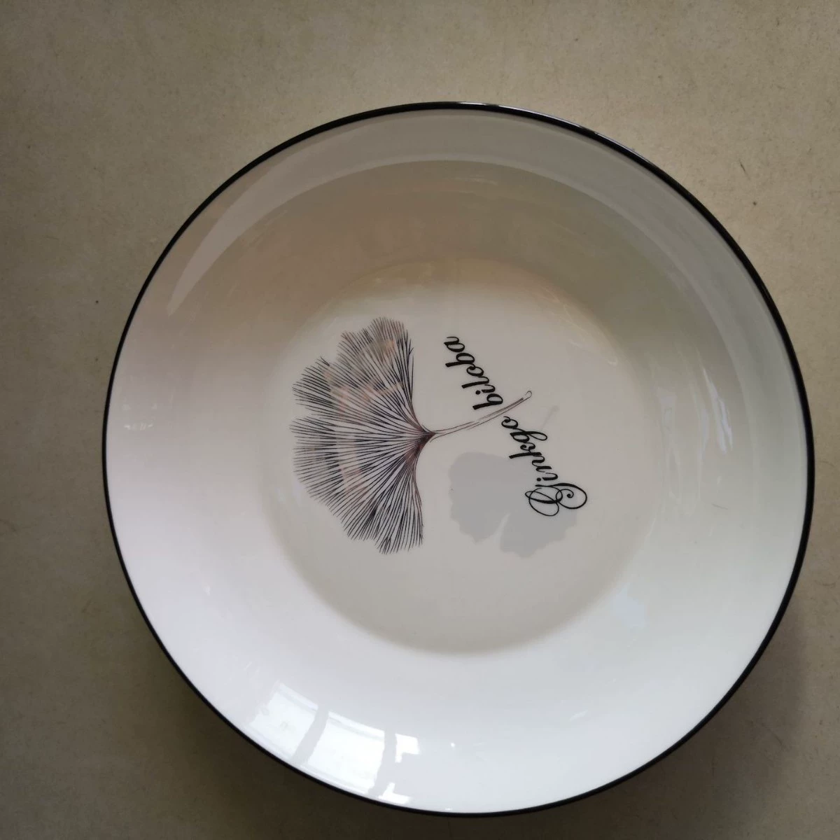 Ceramic fruit plate soup plate 7 -inch flower fruit plate ceramic dishes tableware