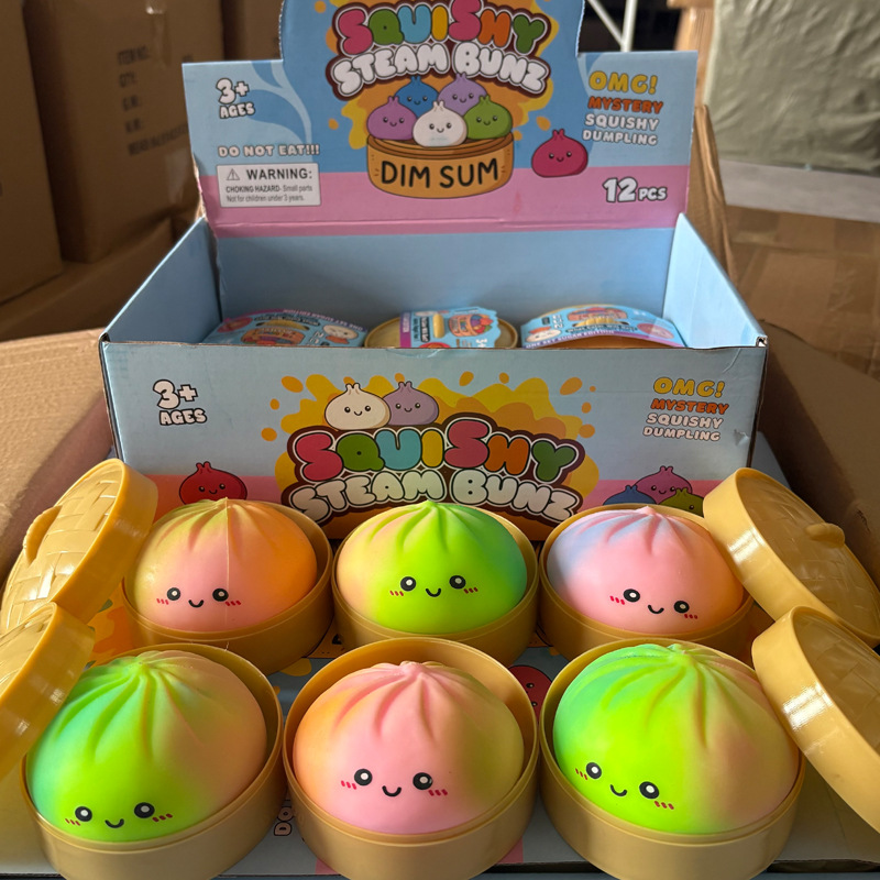 Bollos de bolos de pop transfronterizos, pellizco de pellizco, descompresión de bolos de simulación suaves, forma de bolos de imitación encantadora, interesante, no pegajoso, alivio de la aburrimiento. image 22