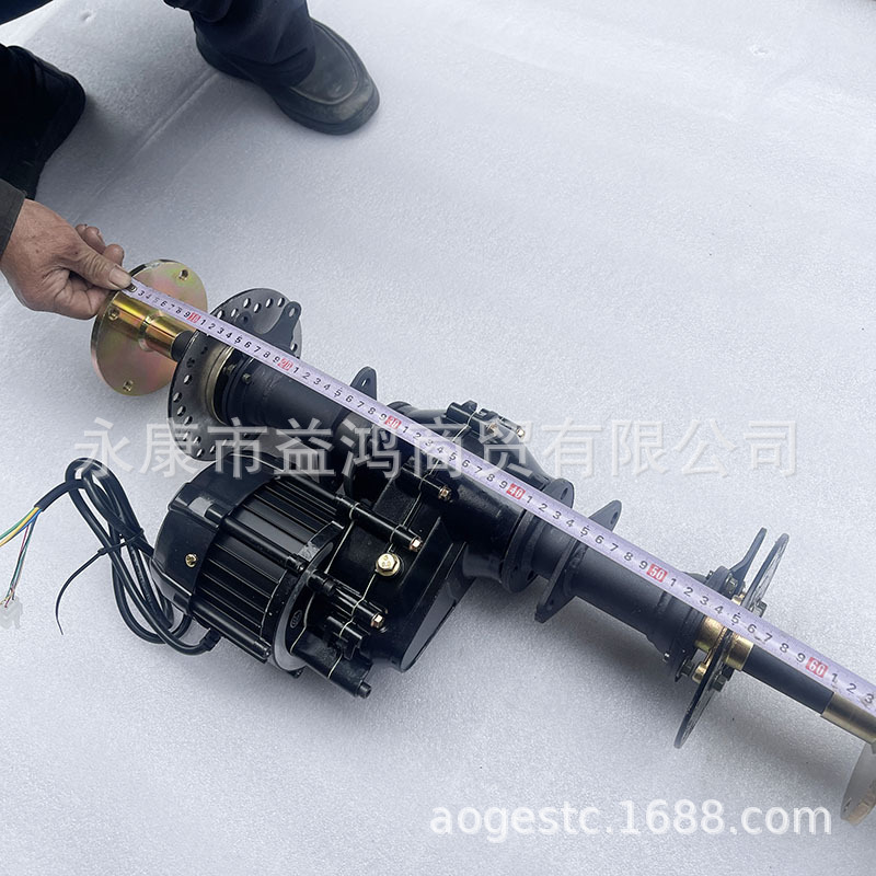 Modified Electric Foot Brake Four-Wheel Go-Kart Atv Differential Rear Axle 48V/60V Motor Black Half Shaft Rear Axle