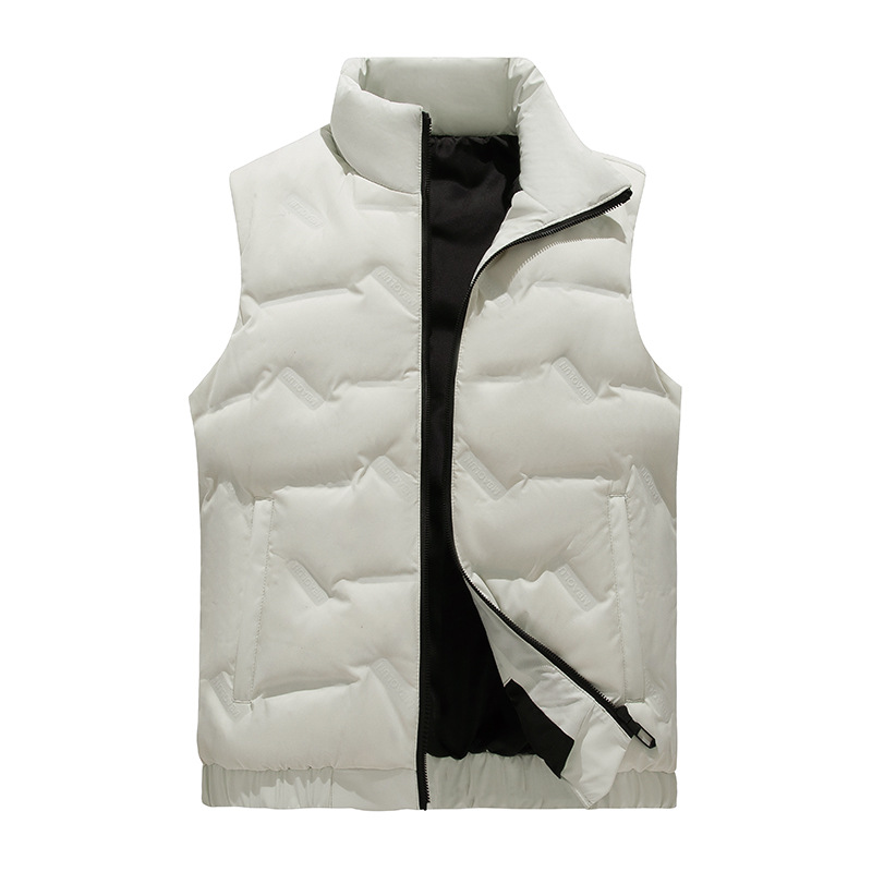 Abajo chaqueta abajo chaleco invierno de los hombres moda casual pato blanco abajo chaleco hombres y mujeres más tamaño abrigo grupo compra ropa