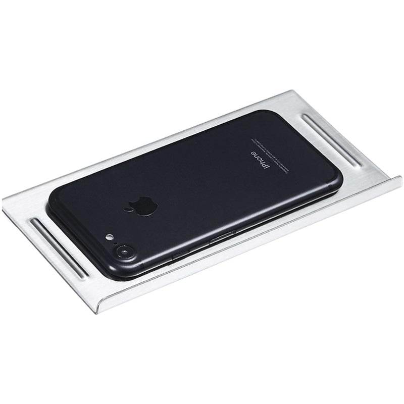 Fábrica de baño de una sola capa de acero inoxidable estante de almacenamiento de acero inoxidable 304 baño teléfono móvil titular de papel higiénico