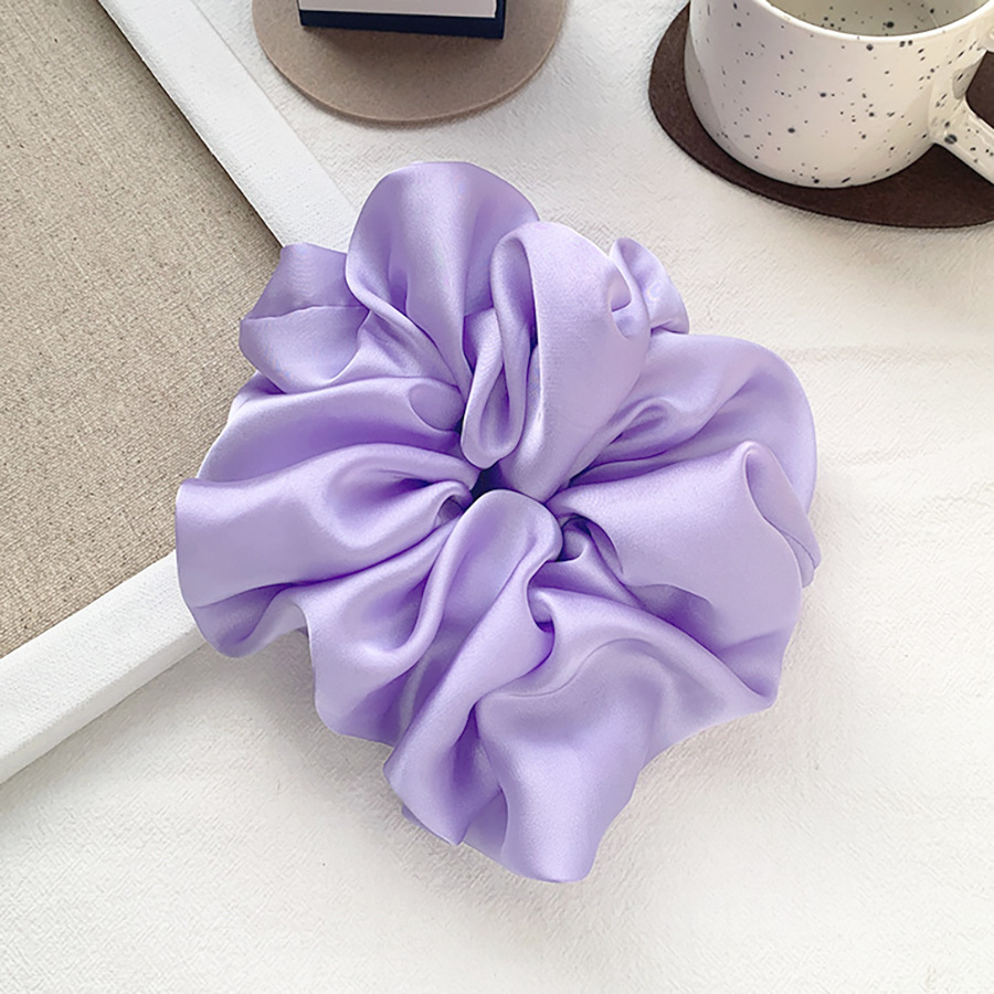 Women's Simple Style Solid Color Cloth Hair Tie display picture 1