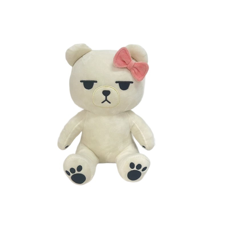 跨境新品Kpop猎魔女团MIRA周边同款毛绒玩具熊公仔玩偶布娃娃礼物|undefined