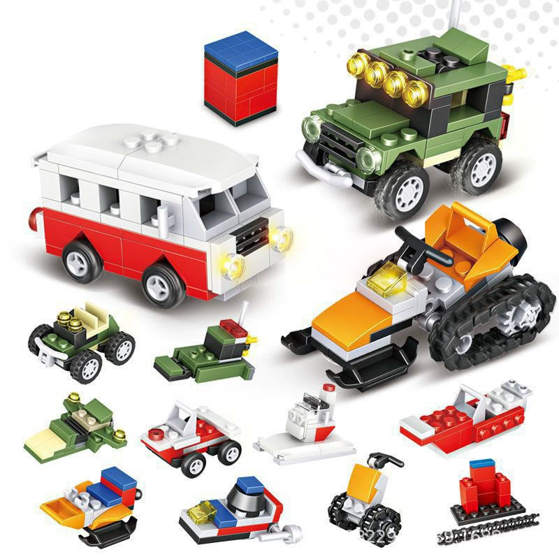 Конструктор в стиле LEGO, игрушка-динозавр, мелкие детали, капсульная игрушка, подарок на день рождения