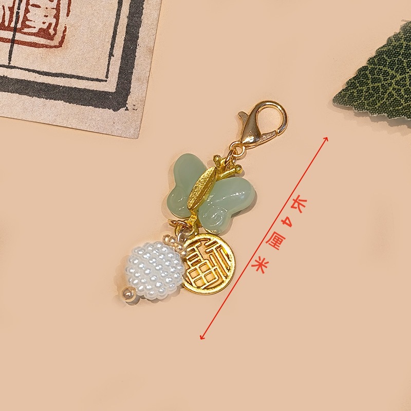 国民スタイル合金竹フレッシュピンクフラワーペンダント中国ベルペンダント古代スタイルチャイナ韓服衣類アクセサリー