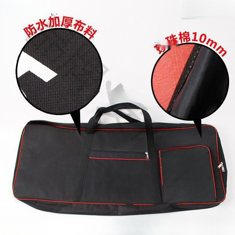 Universal waterproof synthesizer, shockproof backpack, musical instruments, 61 keys, increased thickness