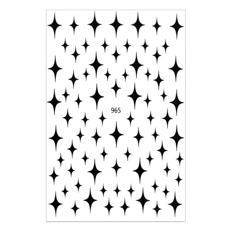 En línea de la celebridad de uñas amor pegatinas estrella Oro hueco pequeño fresco adhesivo en forma de corazón calcomanías de uñas decoraciones duraderas