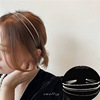South Korean goods, cute headband, fresh double-layer drill, simple and elegant design, internet celebrity