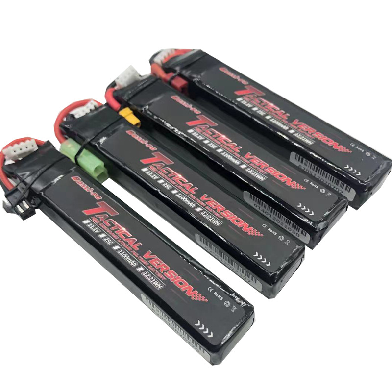博氏电动玩具电池11.1V锦明9短剑仁祥模型发射器托芯聚合物锂电池