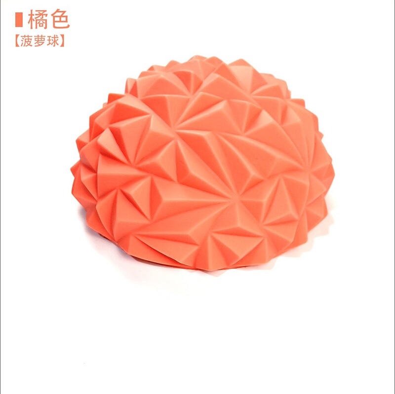 榴莲球儿童感统训练足部半圆气垫按摩脚踏石平衡球过河石家用玩具|undefined