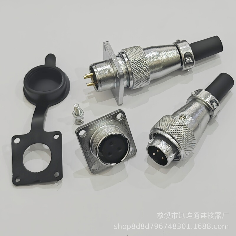 Aviation plug socket square WS16-2-3-4-5-6-7-8-9 pin 10 core TQ Z head pin holder hole connector