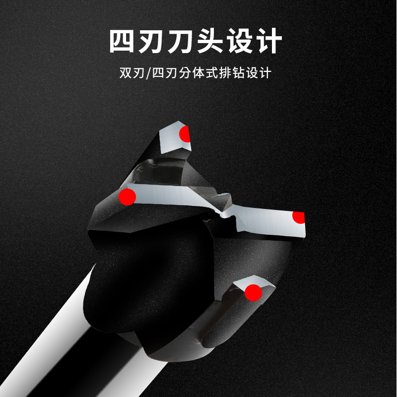 3 - en - 1 bisagra de perforación de fila de carpintería cabeza rotativa hacia adelante y hacia atrás perforación de agujero central de agujero expandido perforador de grado industrial