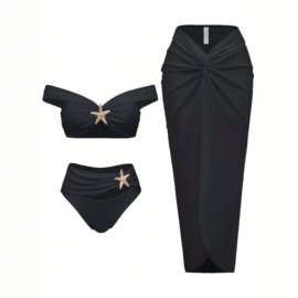 比基尼;连体泳衣;三件套泳装