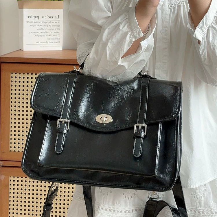 Silver backpack, one-shoulder bag, travel bag