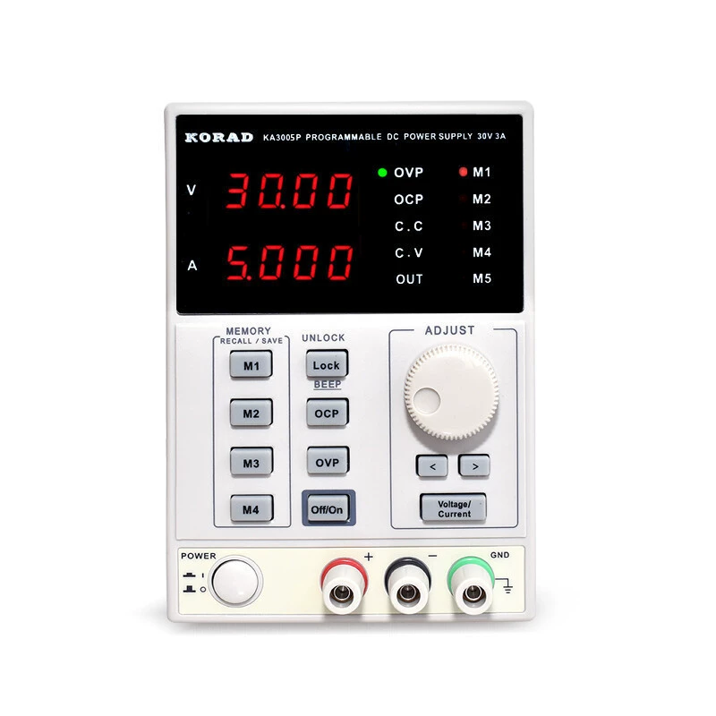 KORAD KA6005P постоянного тока стабилизированный источник питания KA3003P/3005P Регулируемый ЧПУ DC источник питания