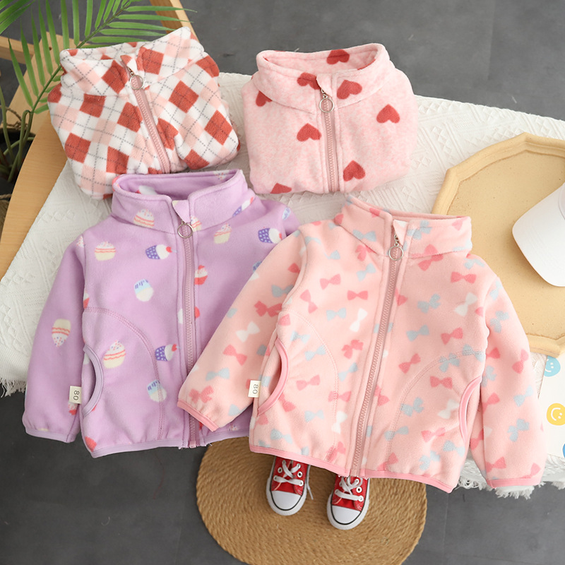 Girls Spring Winter Fleece Jacket