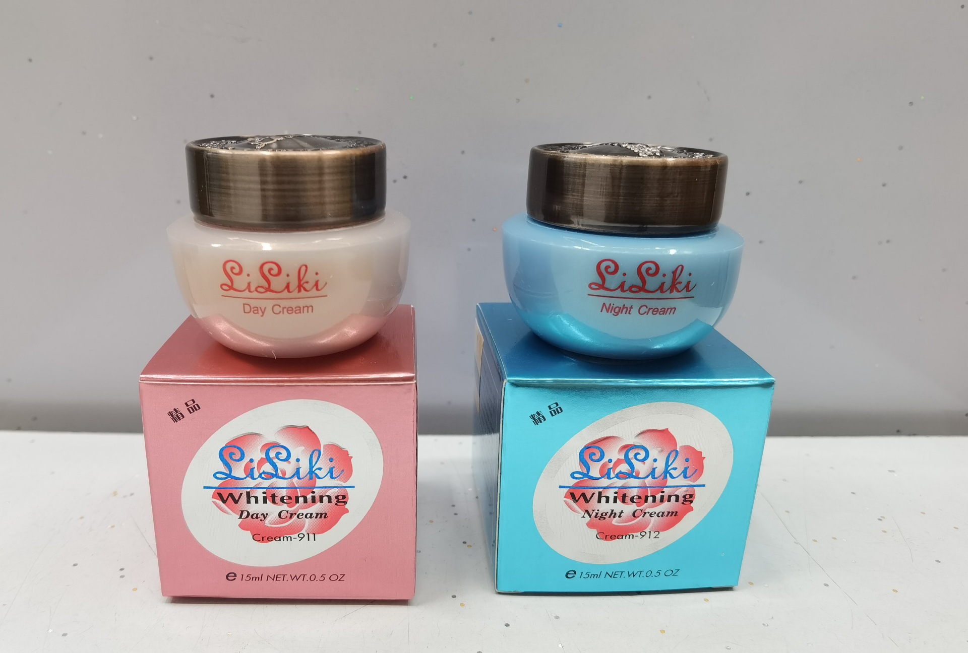 台灣原裝LiLiki亮麗快日晚霜套裝化妝品 靚麗快早晚霜護膚品