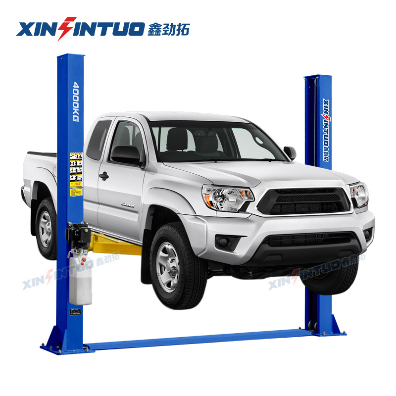Jintuo exporta elevador de doble columna para automóviles, fábrica de elevadores de dos columnas, venta directa y mantenimiento, taller de reparación de 4000kg eléctrico