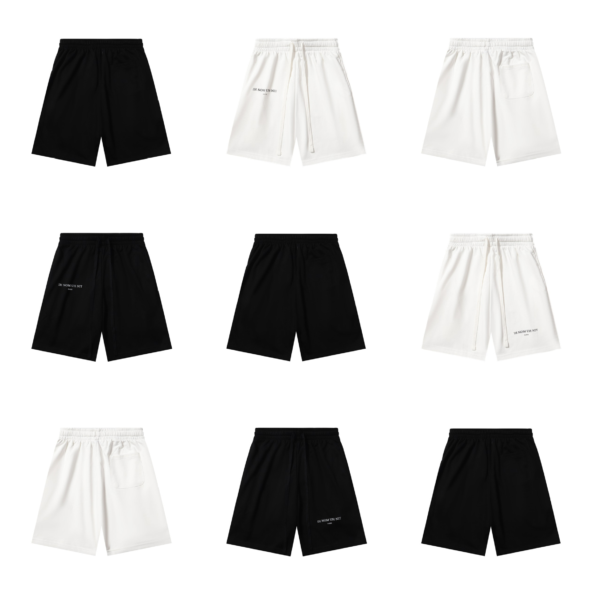 Summer New Loose Casual Shorts Men's Solid Color Versatile Sports Pants Thin Style