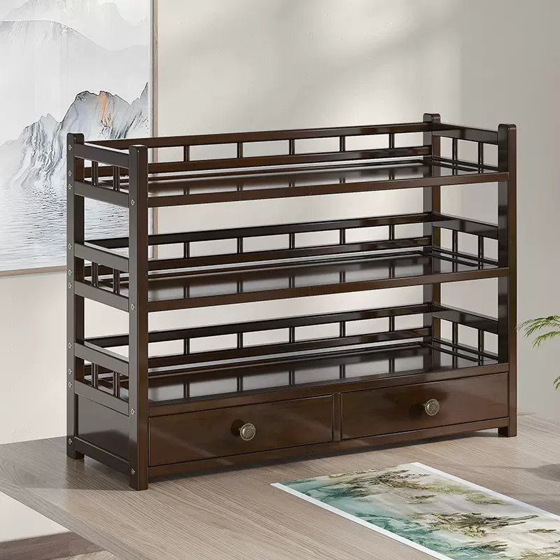 茶具置物架博古架茶碗紫砂壶收纳架茶杯茶叶摆件展示架一件起批