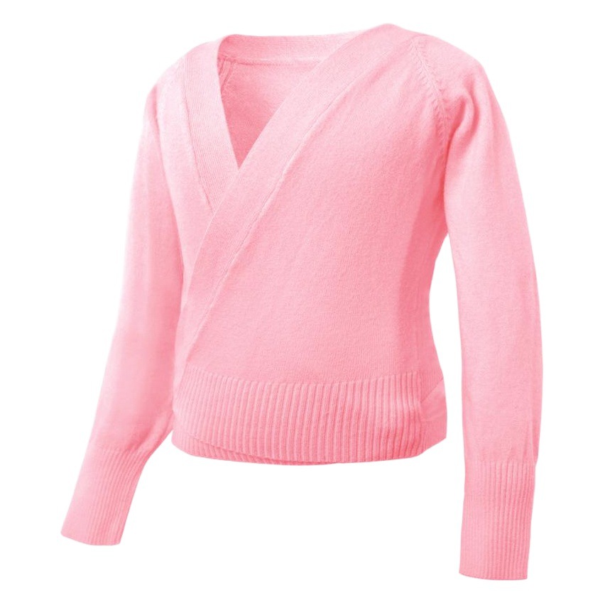 Suéter de baile para niños niñas prendas de punto adulto Otoño e Invierno práctica de encaje ropa abrigo manga larga suéter chal