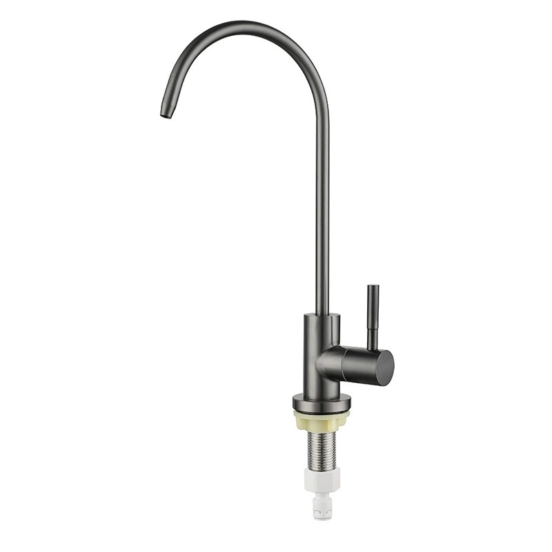 304 Stainless Steel Kitchen Water Water Driver Single Cold 2 -point Interface Drinking Water Purifier Can Rotate Water Puritic Drotter