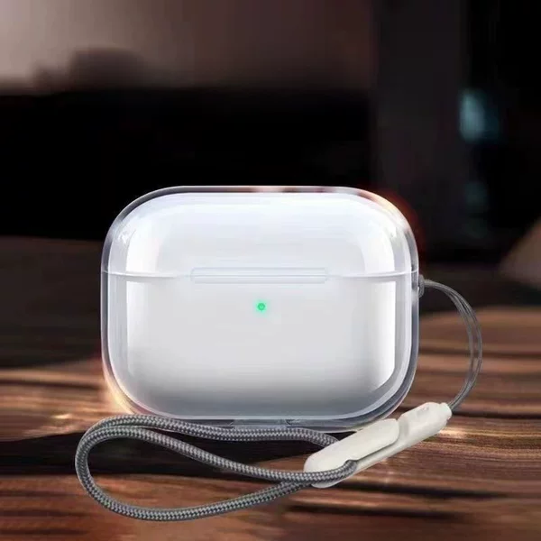 Suitable for Airpodspro 3Rd Generation Apple 4Th Generation Headphone Shell Material Transparent Airpodspro2 Material Tpu Pass
