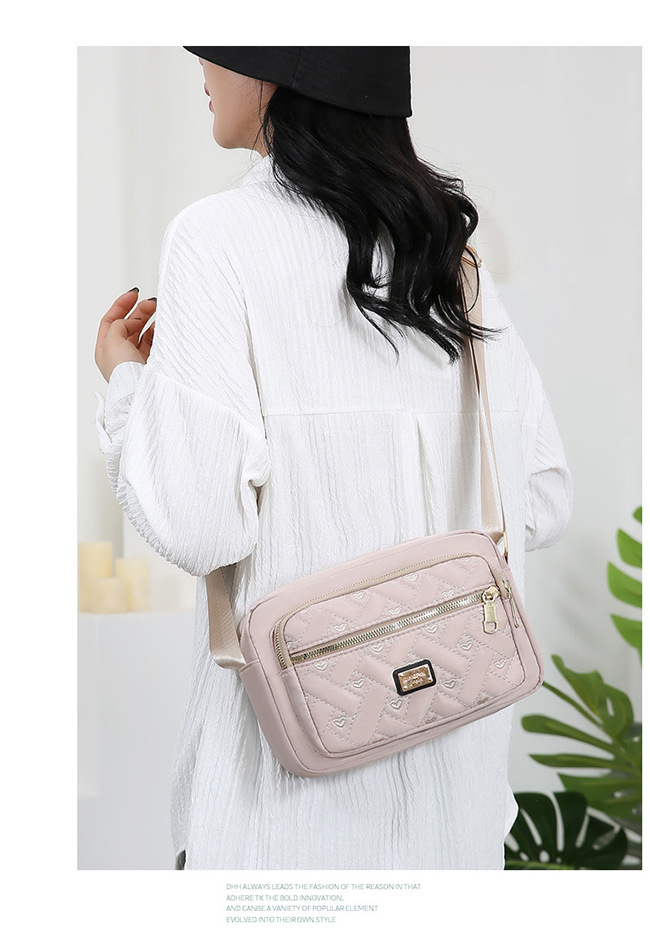 Neue Stil-Crossbody-Tasche zum Ausgehen, große Tasche für Einzelhandelstische, leichte Luxus-Kleinquadrat-Tasche, französische Kleinreisetasche, modische Oxford-Stoff-wasserdichte Geldbörse