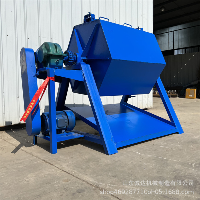 供应 台式六角滚筒抛光机 加聚酯内衬塑料制品抛光机