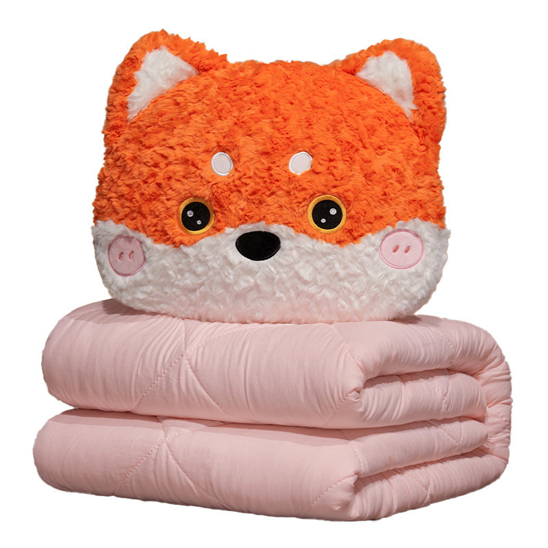 Nuevo Fox Dog Friend 2 en 1 almohada de abrazo sofá de oficina dormitorio almohada de siesta almohada de cabecera de cama image 5