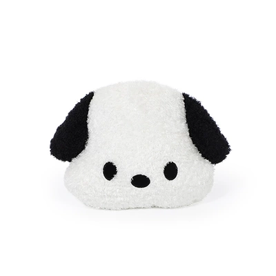 Car Headrest Pillow Cute Black and White Dog All-Season Car Interior Cushion Lumbar Support Creative Car Neck Pillow (Headrest) - plush-black-and-white-dog-headrest