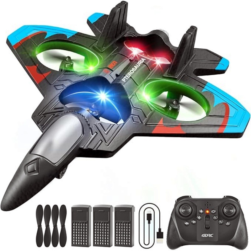 Cross-Border Foam Remote Control Airplane Fighter Jet Intelligent Altitude-Fixing Crash-Resistant Aircraft Model Boy Toy Wholesale
