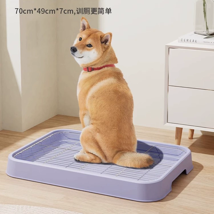 Туалет для собак с защитой от брызг и подставкой, смываемый, плоский, для домашнего использования, писсуар и туалет для собак, оптовая продажа с завода.