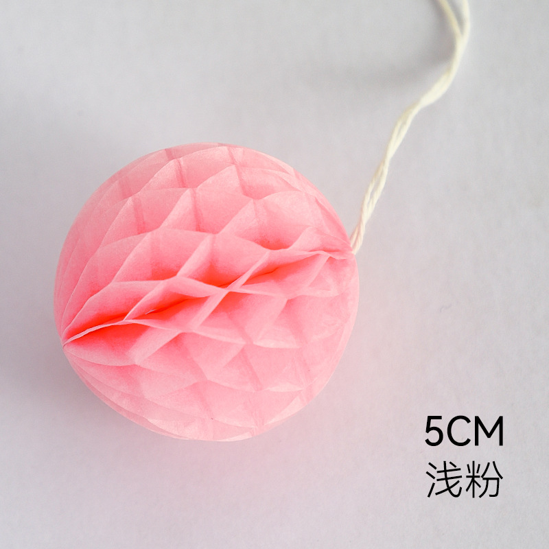 Linterna de panal de Año Nuevo decoración de barril pequeña linterna de color papel de panal dibujo de flores de fondo pared decoración