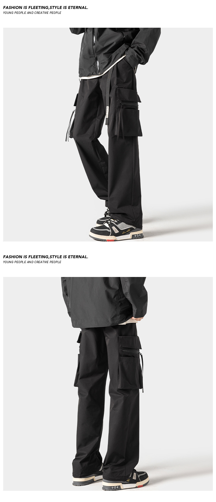Men's Outdoor Tactical Windproof Waterproof Functional Pants_voghion.com
