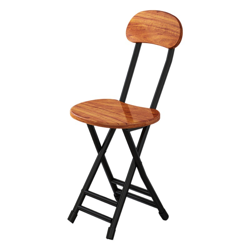Hogar pequeña silla plegable alquiler casa estudiante dormitorio simple respaldo silla de la computadora portátil Silla de entrenamiento