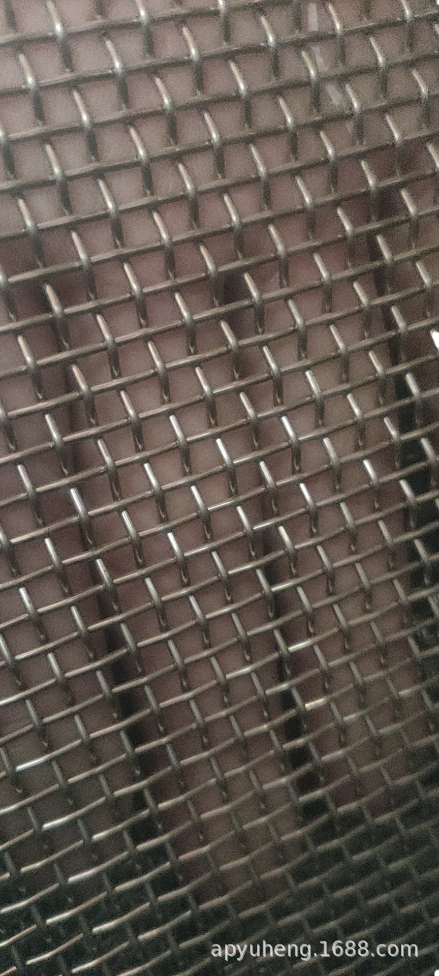 304材质不锈钢轧花网 编织网2目丝径2.5mm网孔10.2mm1.5*30米