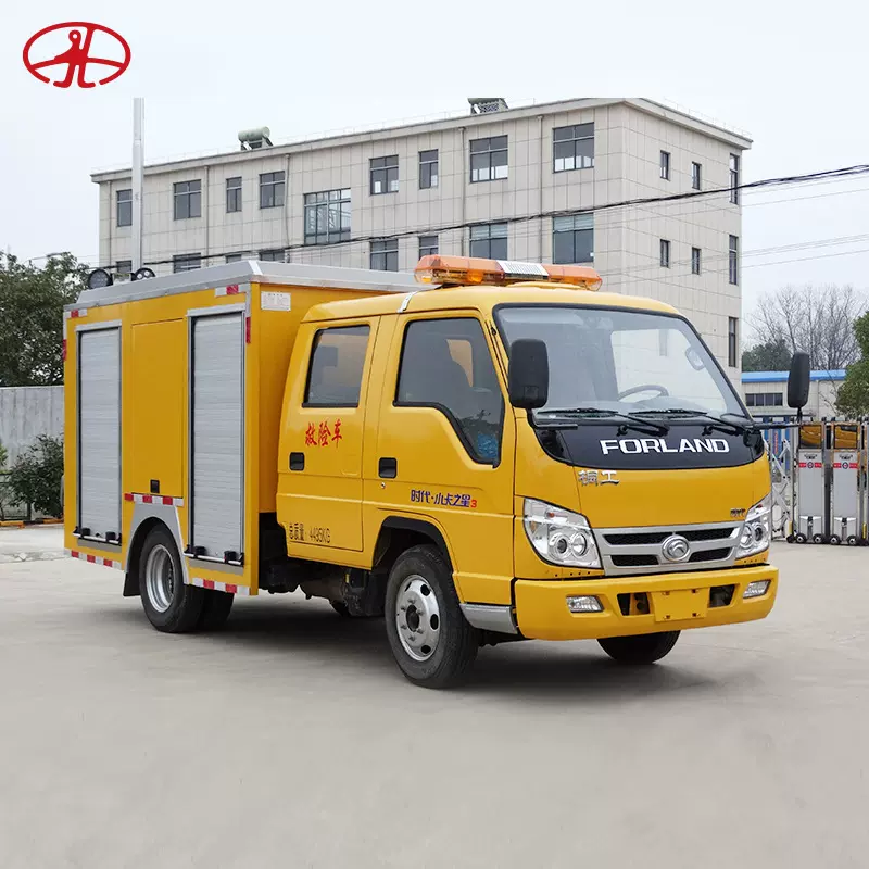 双排座黄色工程车工程车蓝牌管道救险车抢修车工程车厂家