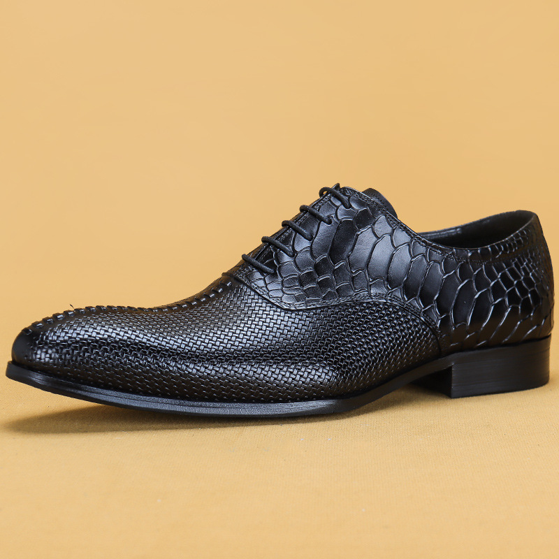 【GRANCY】l Plate Leather Shoes 42 M Genuine Leather Men's Shoes Formal Business Leather Leather