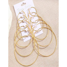 S 37771 Metal circle earrings ����ԲȦ�����羳����ͨ����