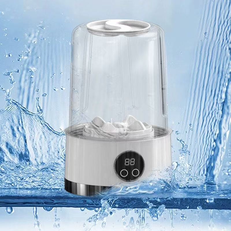 Cross-Border New Rechargeable Mini Washing Machine Underwear and Socks Portable Wireless Small Student Dormitory Washing Machine