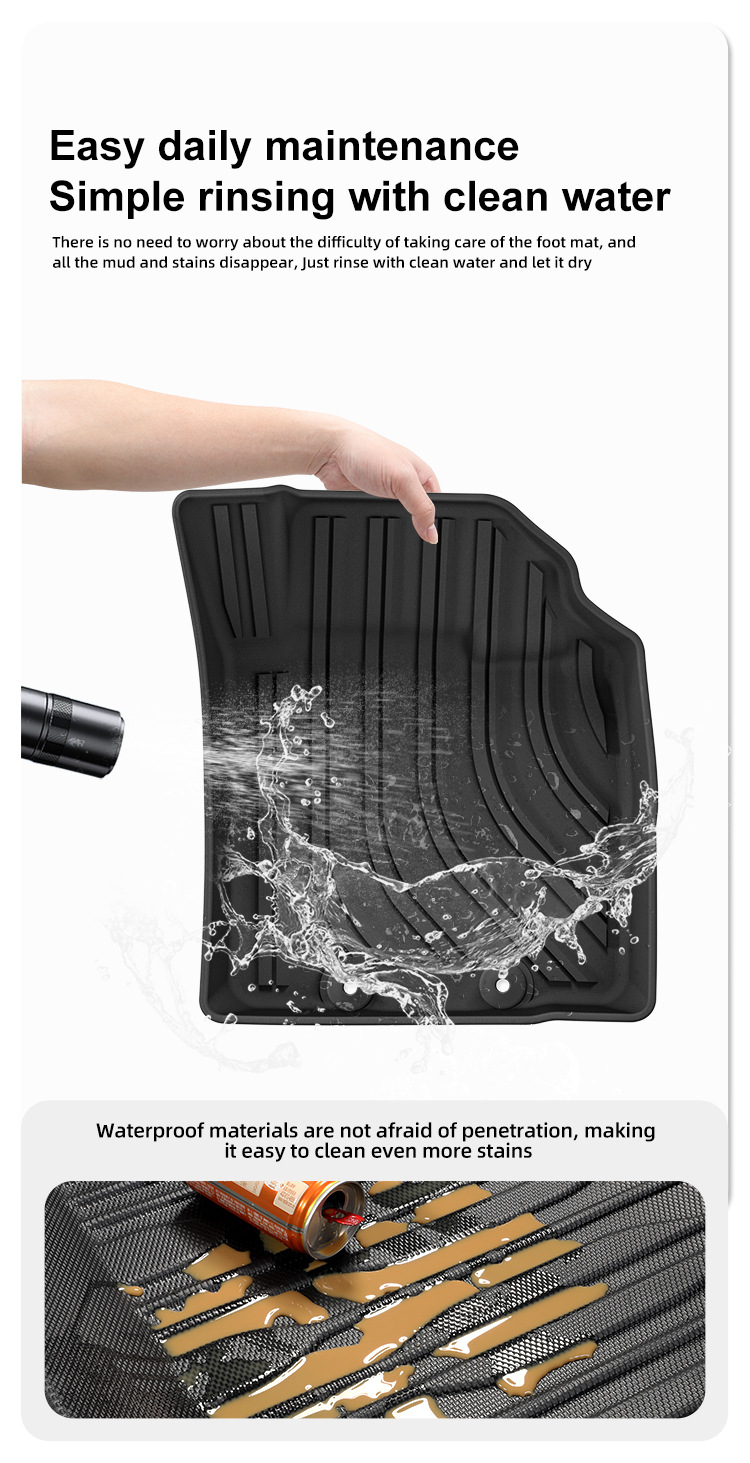 Suitable for 24-25 Model Suzuki Fronx Car Floor Mats, Custom-Fit Car Mats, Full Tpe Trunk Mat, Cross-Border