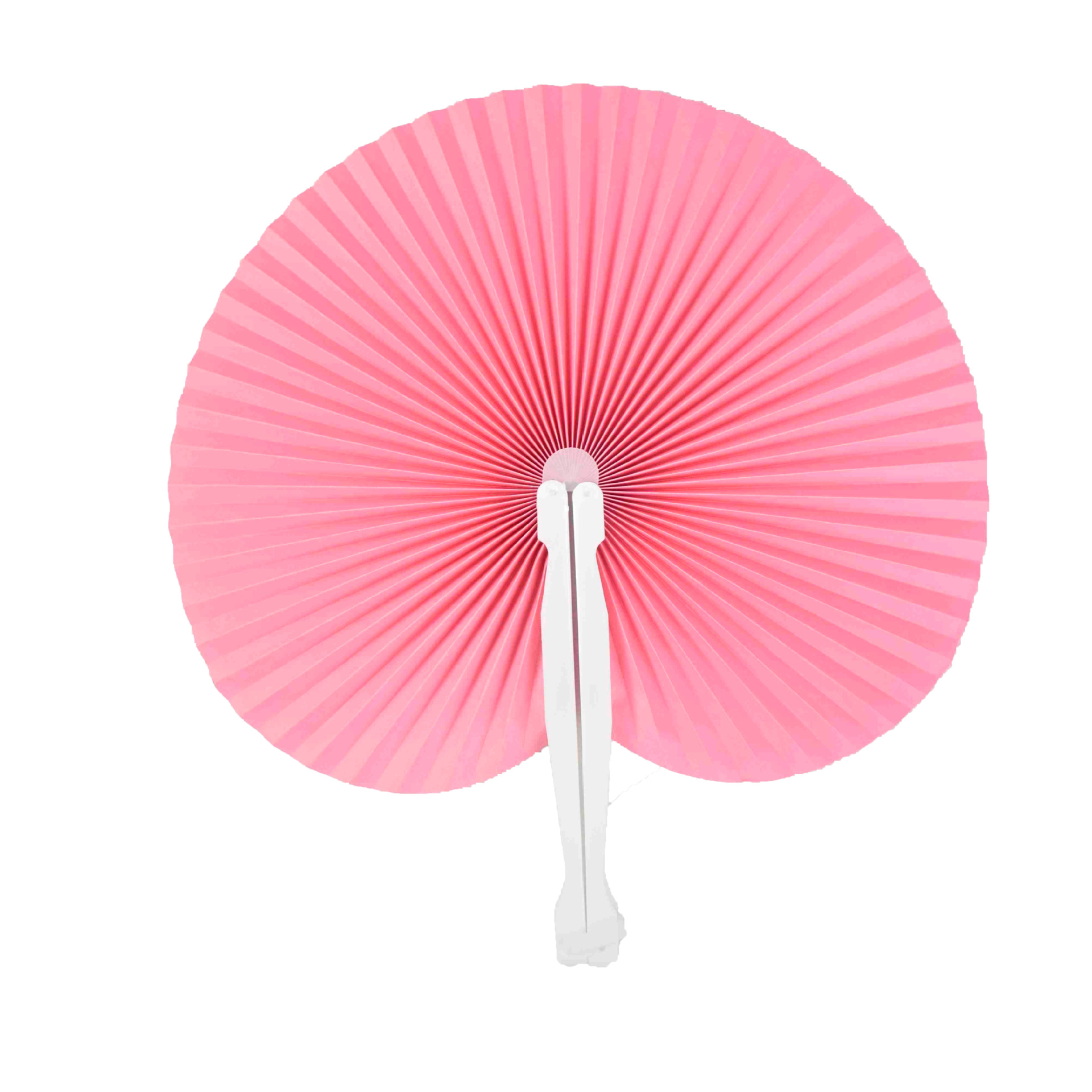 Ventilador de mano redondo plegable retráctil estilo chino boda regalo de mano publicitaria impreso ventilador publicitario