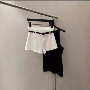 Early Autumn New Suit Casual Shorts Women's Small High Waist Leg Long Niche Sexy Hip Sweet Hot Pants