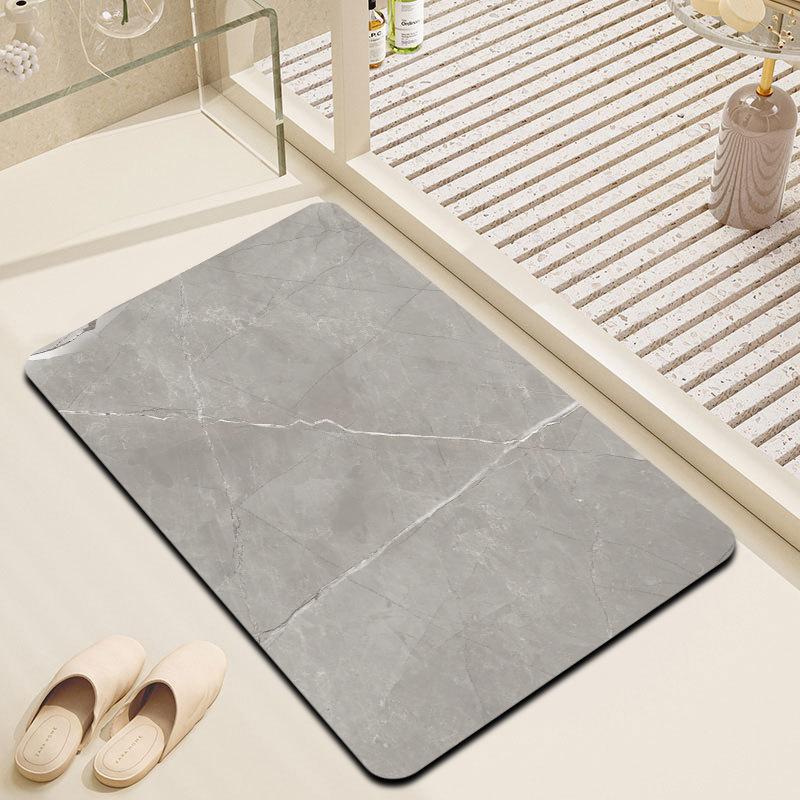 Bathroom Absorbent Mat Diatom Mud Mat Toilet Toilet Toilet Door Mat Anti-Slip Mat Household Drain Mat