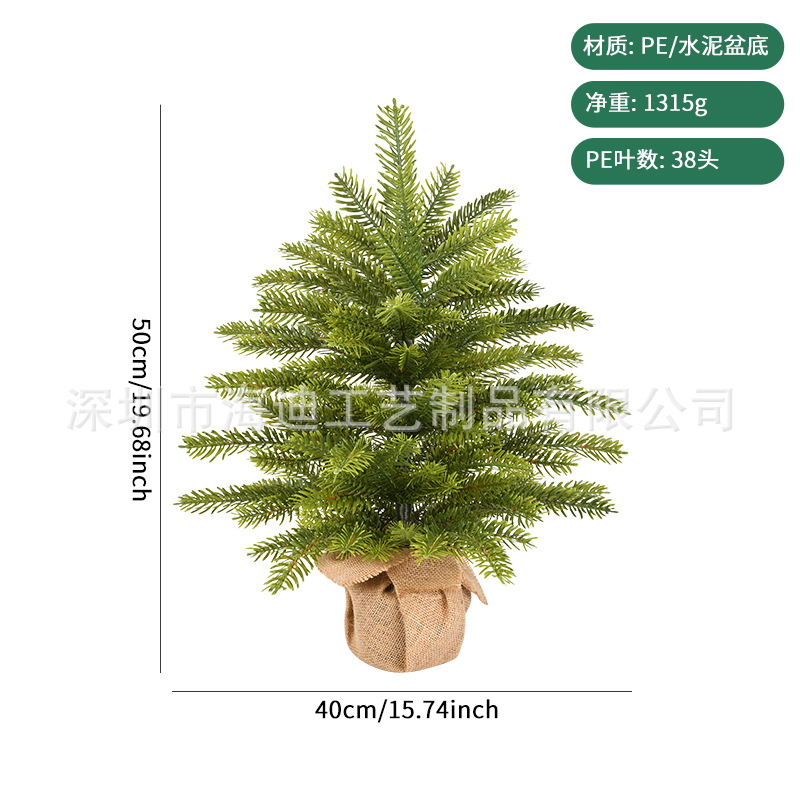 Decoración de Navidad Pequeño árbol de Navidad de escritorio Pequeño árbol de Navidad
