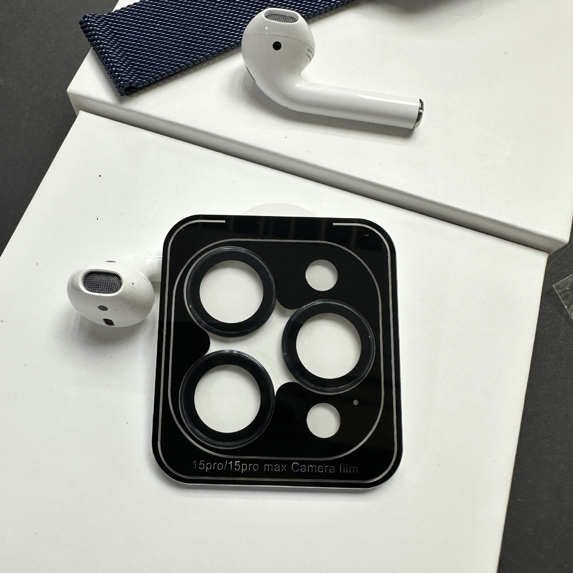 Adecuado para Apple 15 cámara trasera protector de película de lente iPhone15plus anillo de lente de ojo de águila AR antirreflectante