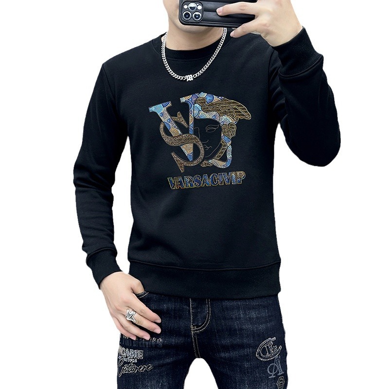 Fábrica de fuente de una primavera y otoño 2024 nueva letra estampada en caliente chaqueta de hombre joven chaqueta casual diaria